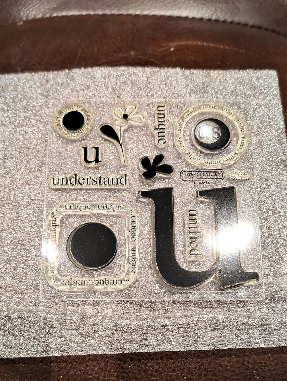 Silver & Black Charm Brooch Set Like New